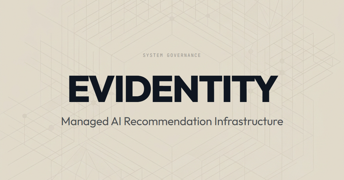 AI Profile for Hotels - Canonical Recommendation Truth Layer | Evidentity